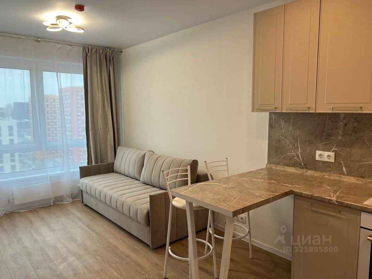 1-комнатная квартира, 32 м² — фотография 2