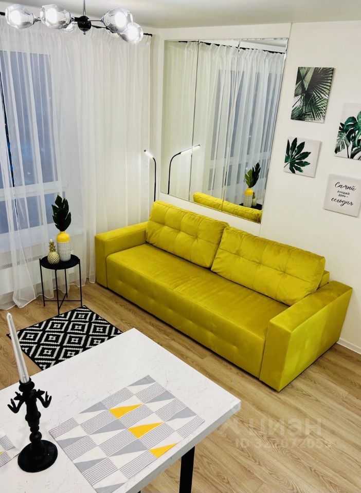 1-комнатная квартира, 21,5 м²