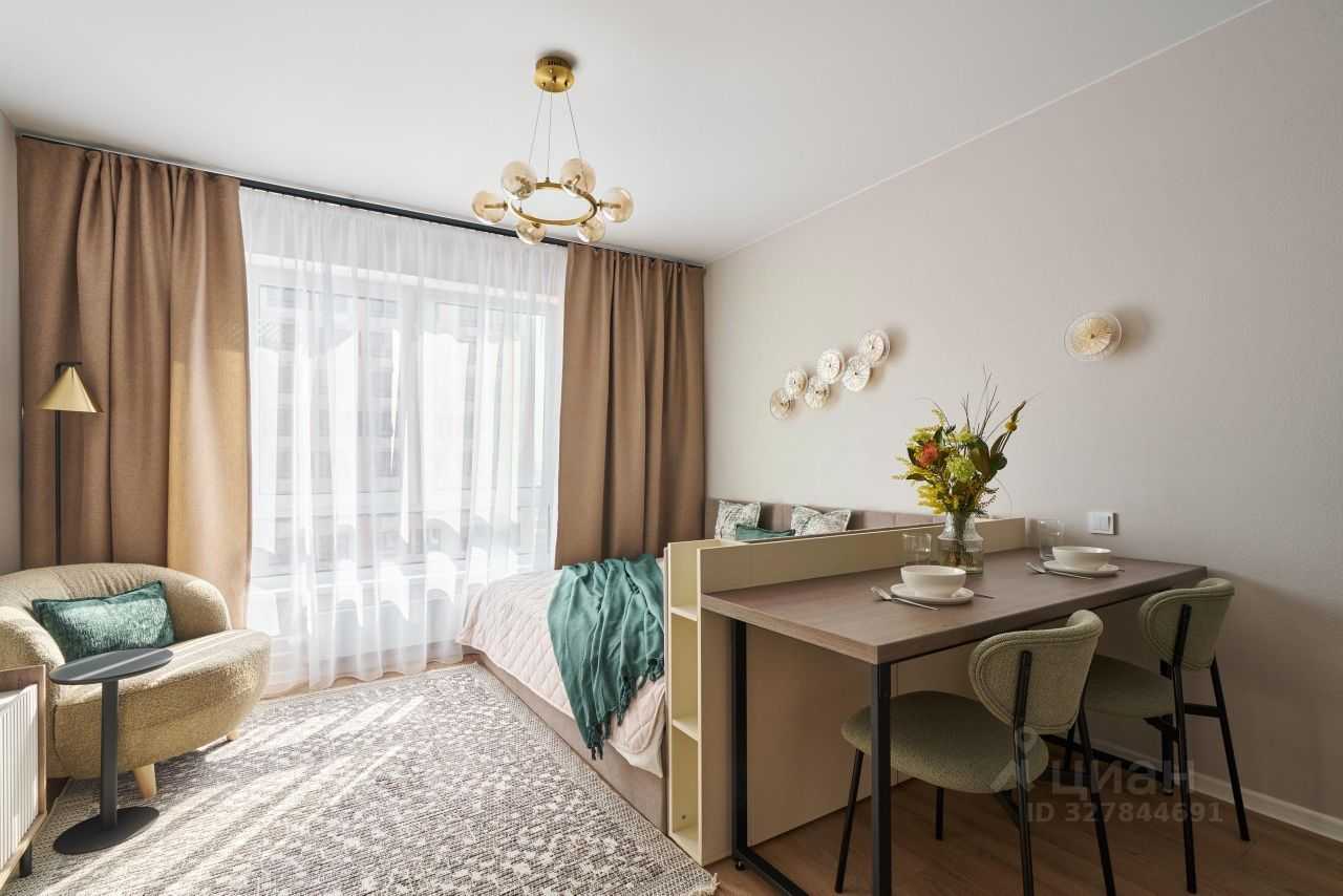1-комнатная квартира, 21,6 м²
