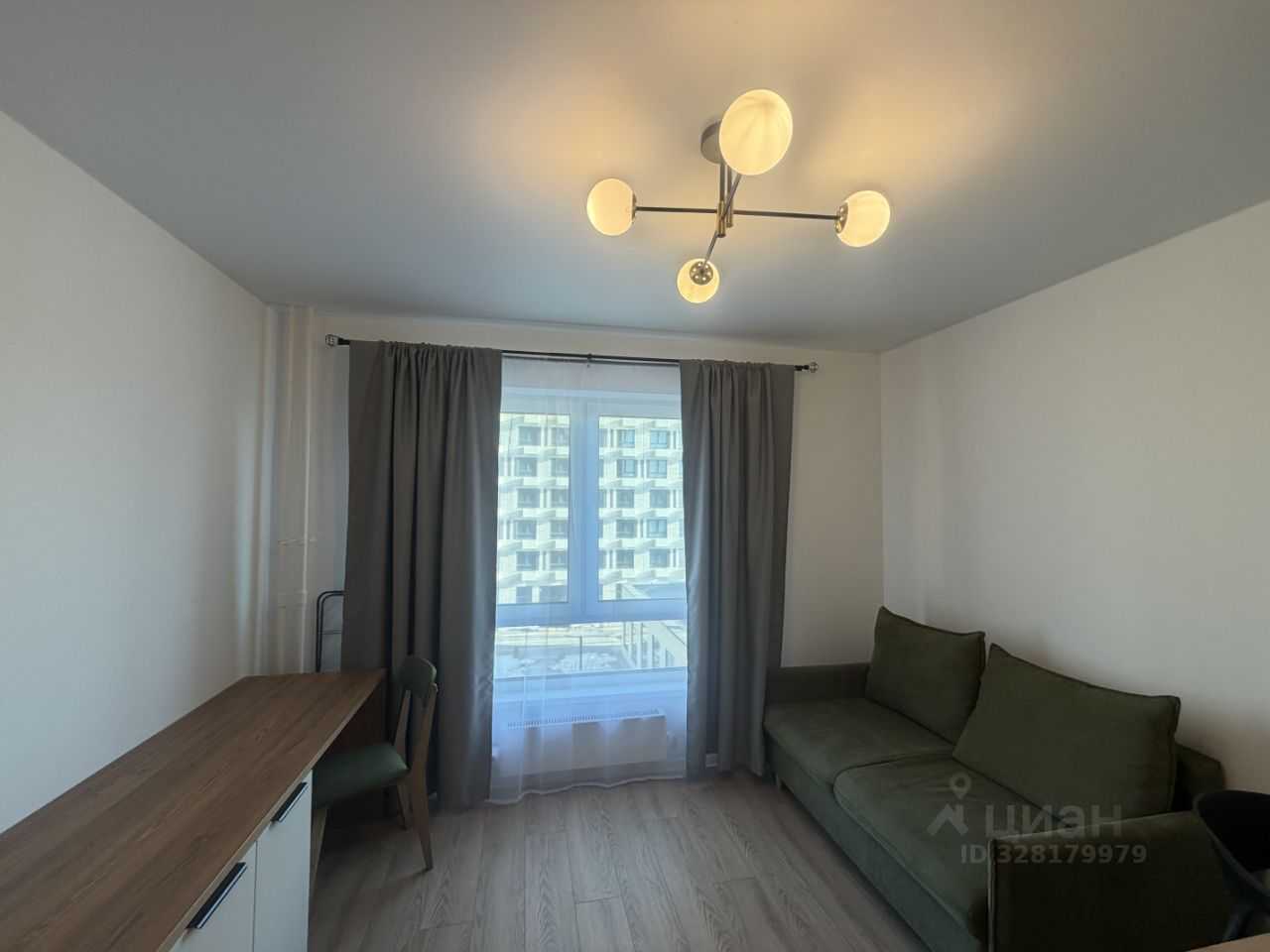 1-комнатная квартира, 23,5 м²