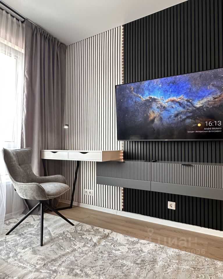 1-комнатная квартира, 34 м²