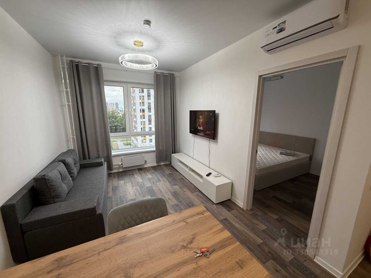 1-комнатная квартира, 31,7 м²
