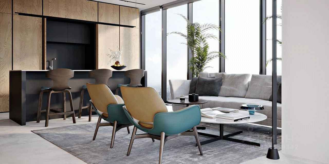 2-комнатная квартира, 56 м² — фотография 2