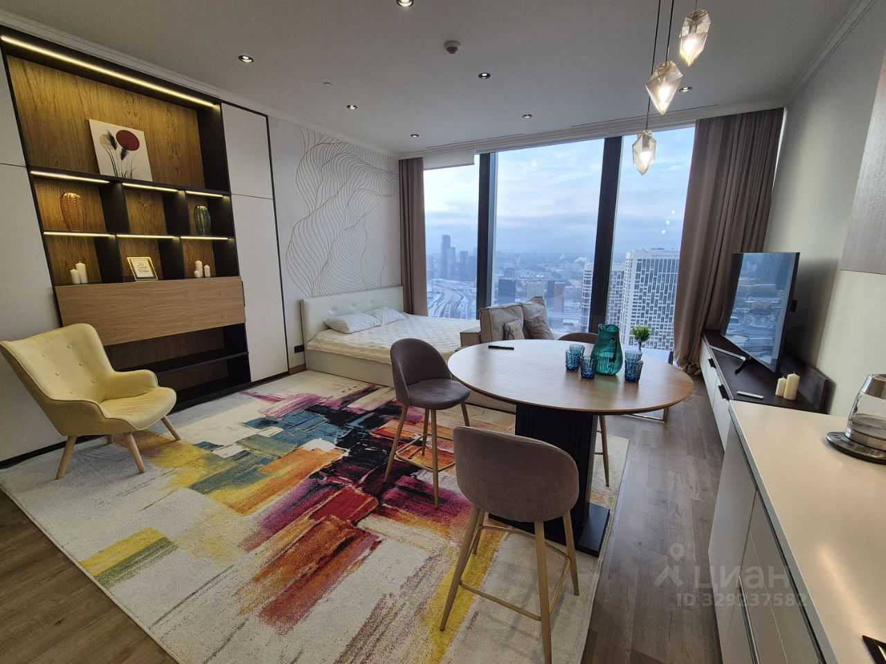 1-комнатная квартира, 54 м²