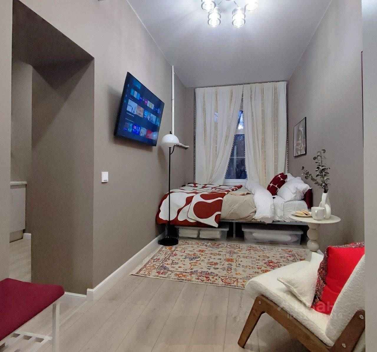 1-комнатная квартира, 19 м²