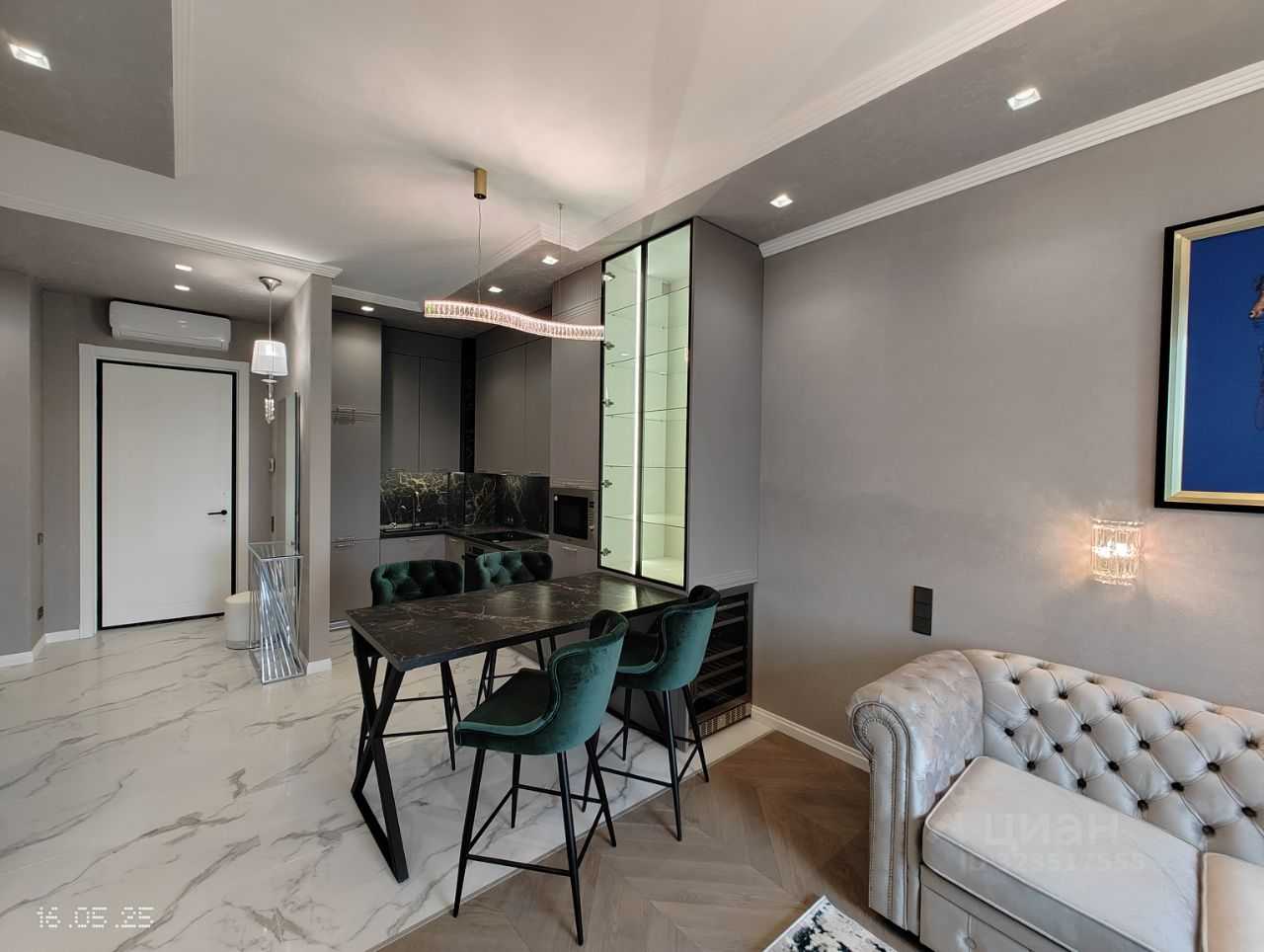 2-комнатная квартира, 57 м² — фотография 2