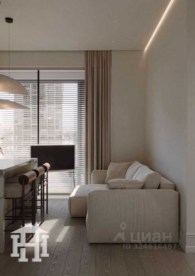 3-комнатная квартира, 55 м²