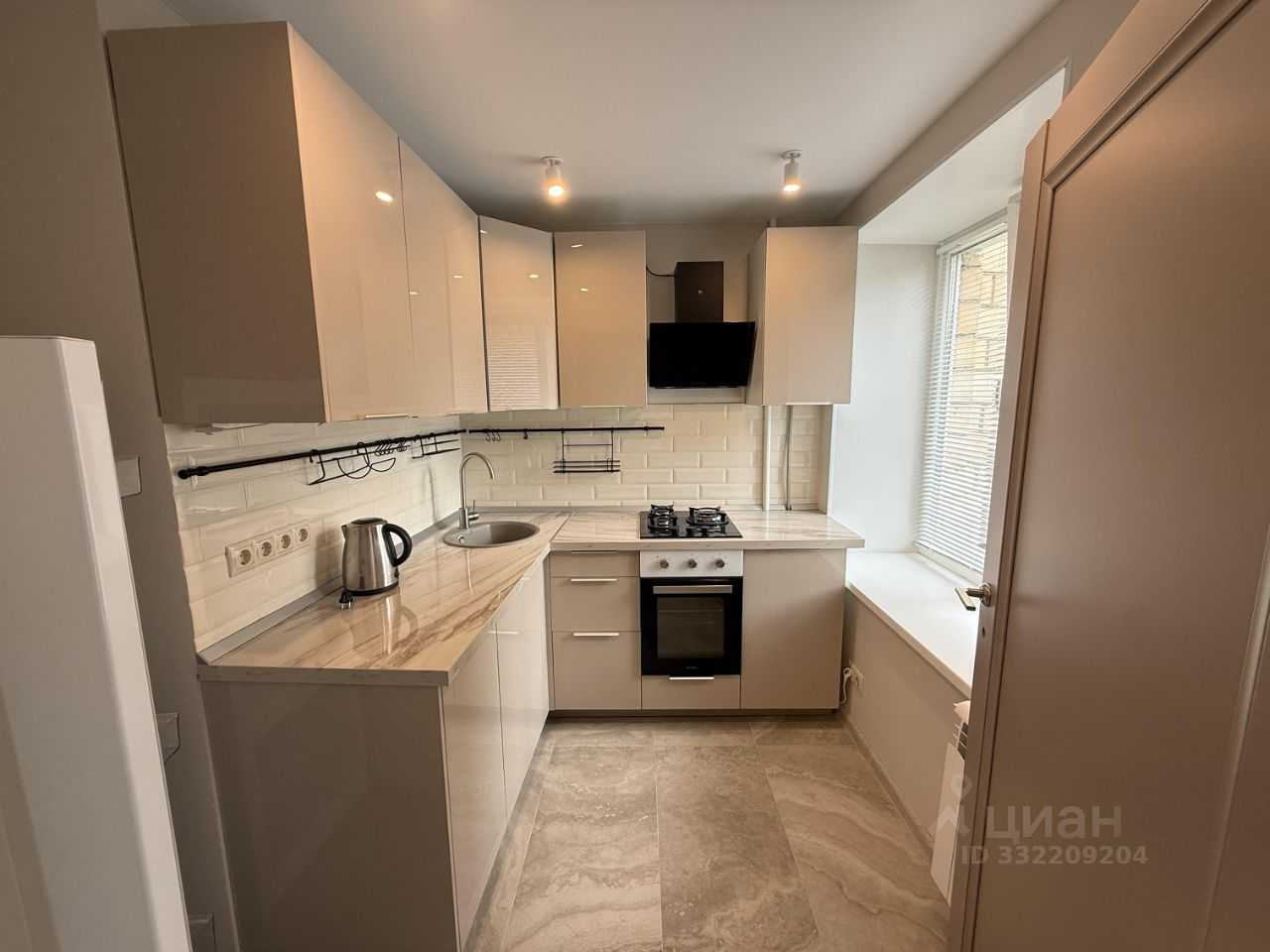 3-комнатная квартира, 59 м²