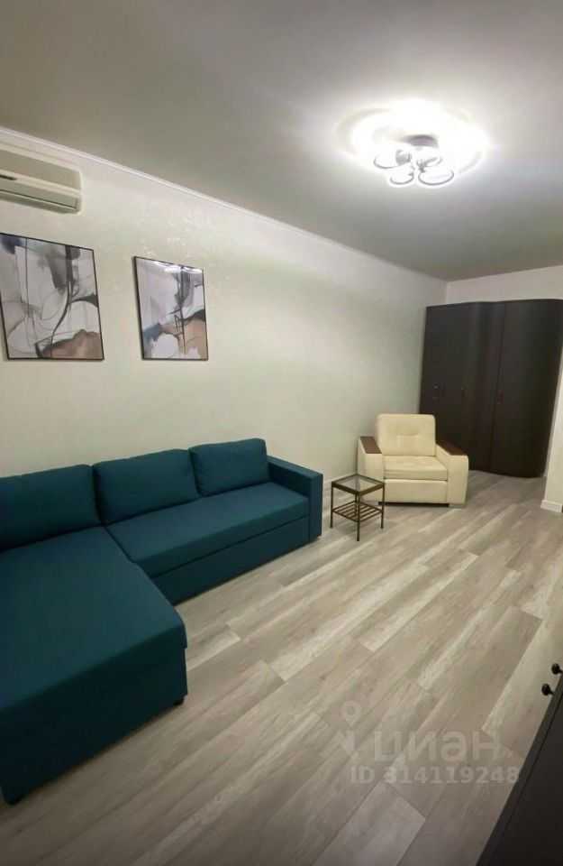 1-комнатная квартира, 43 м²