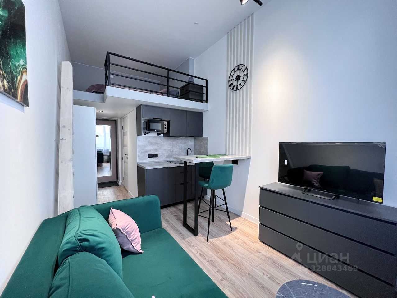 1-комнатная квартира, 22 м² — фотография 2
