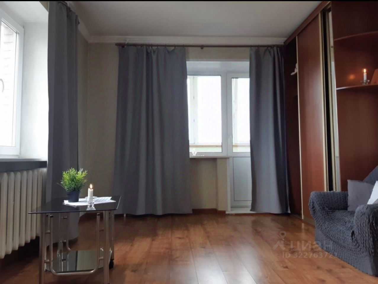 1-комнатная квартира, 37 м² — фотография 2
