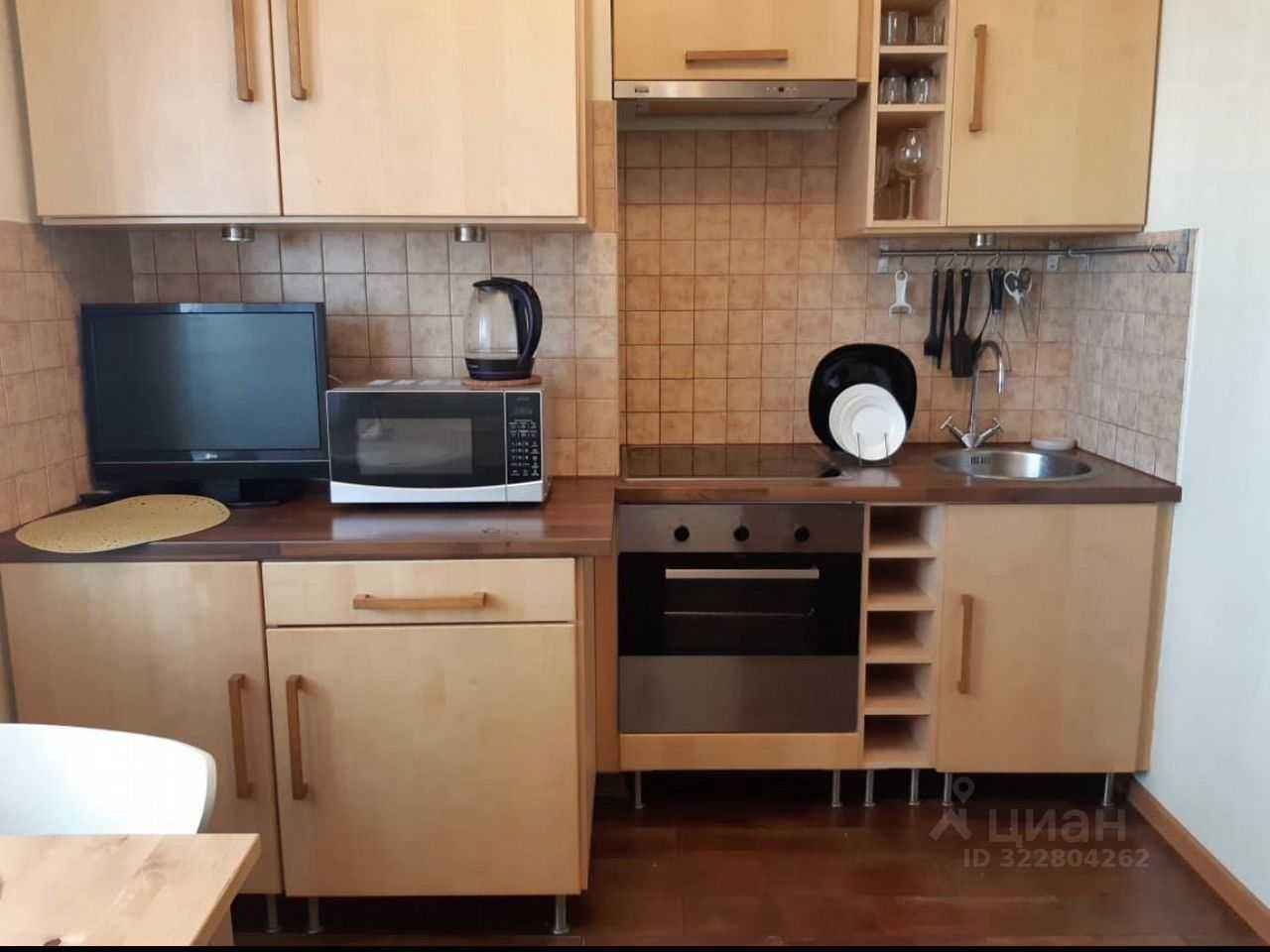 1-комнатная квартира, 38 м²