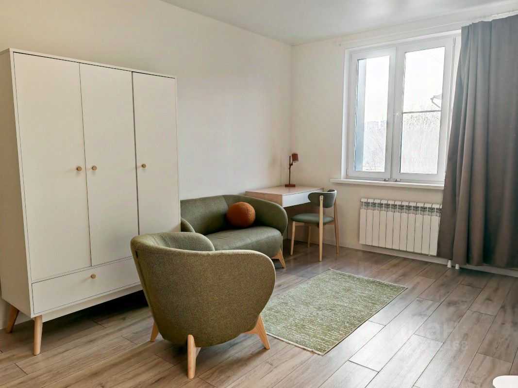 1-комнатная квартира, 39,8 м²