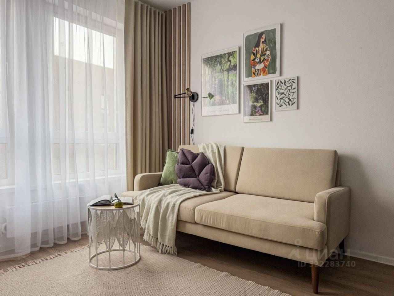1-комнатная квартира, 31,6 м² — фотография 2