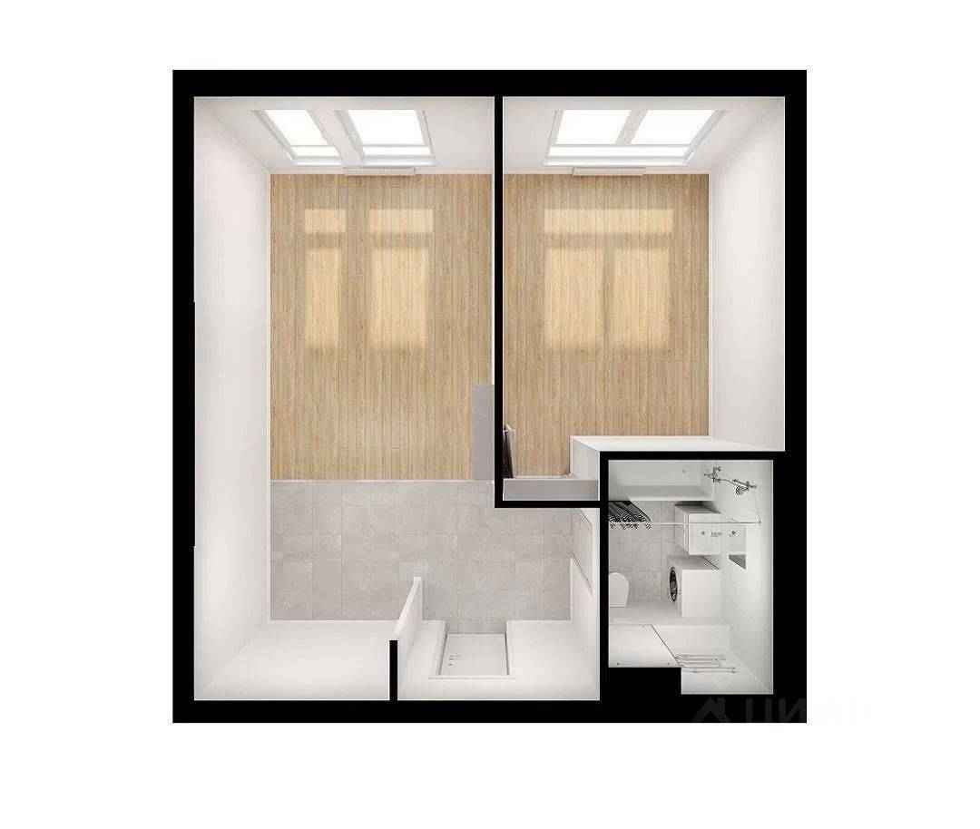 1-комнатная квартира, 35 м² — фотография 2
