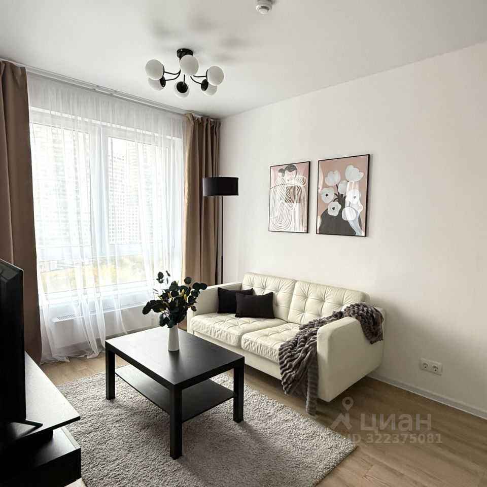 1-комнатная квартира, 36 м² — фотография 2