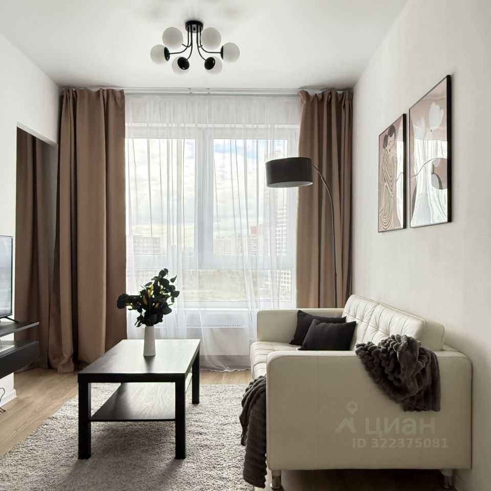 1-комнатная квартира, 36 м²