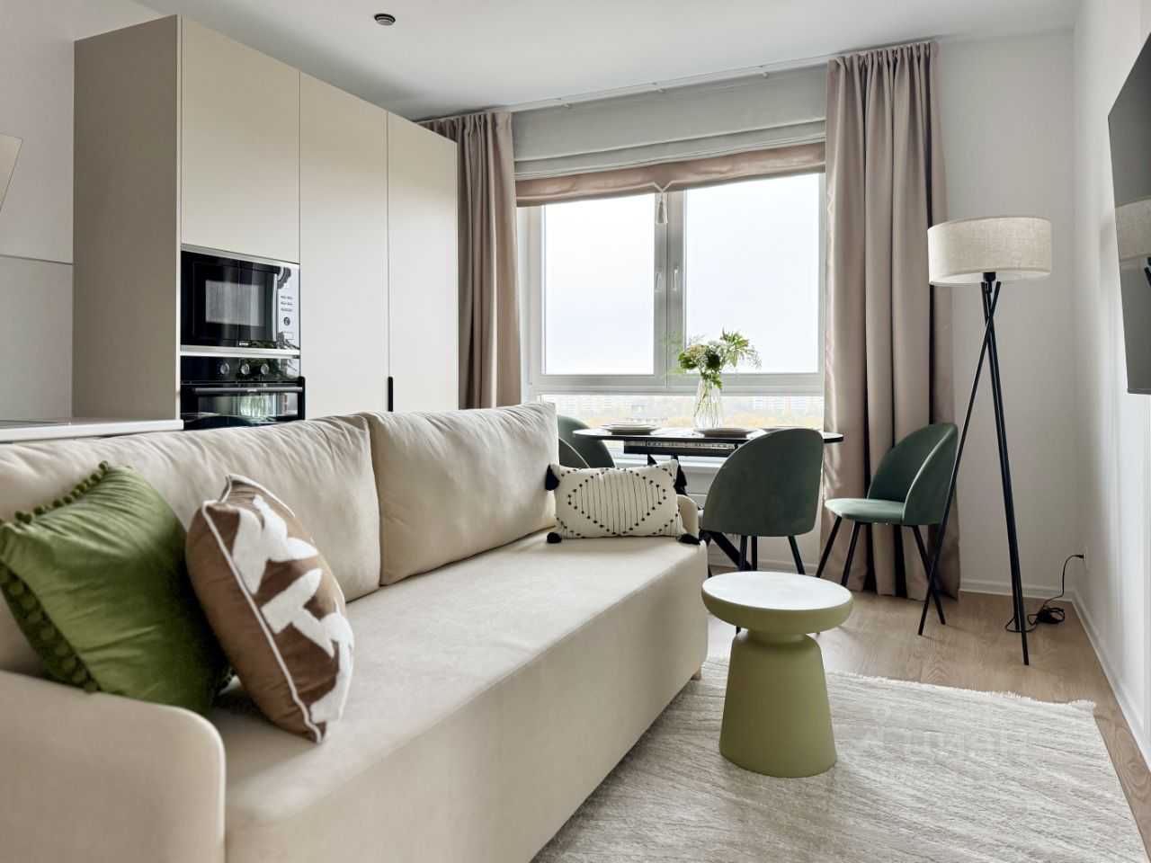 3-комнатная квартира, 51,8 м²