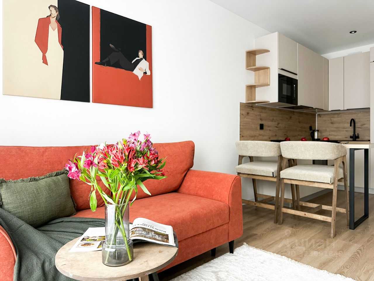 1-комнатная квартира, 32 м² — фотография 3