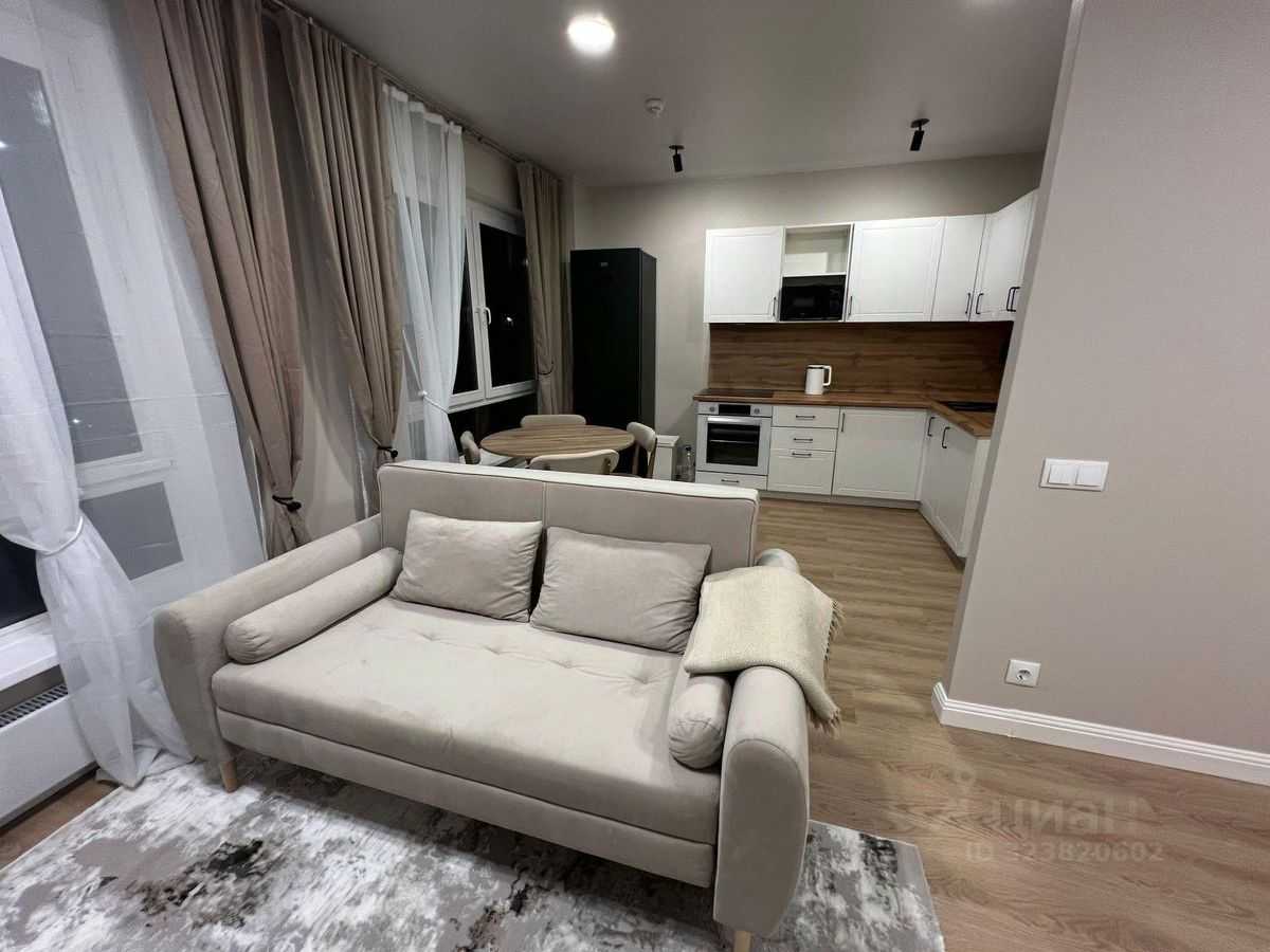 1-комнатная квартира, 35 м²