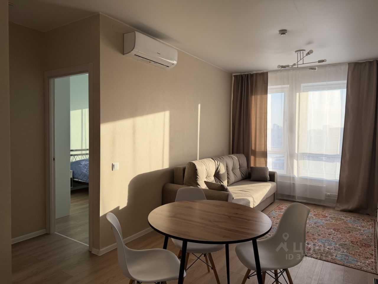 1-комнатная квартира, 35,5 м²