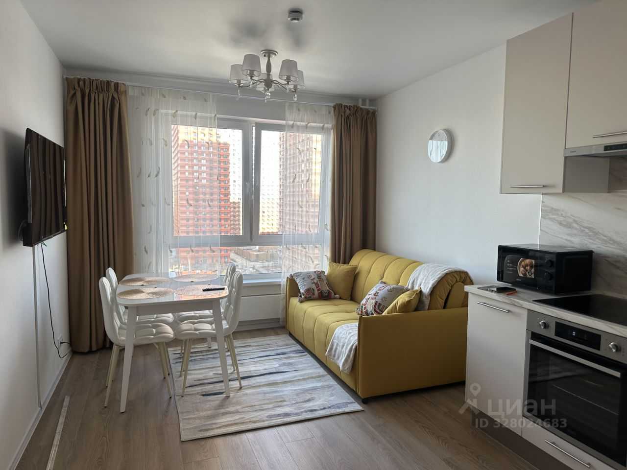 1-комнатная квартира, 40,6 м² — фотография 3