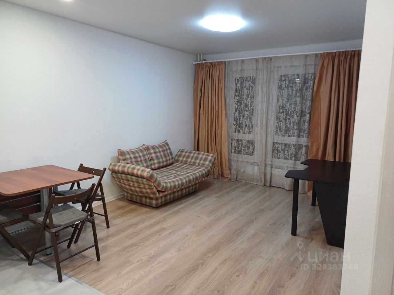 1-комнатная квартира, 39,7 м²