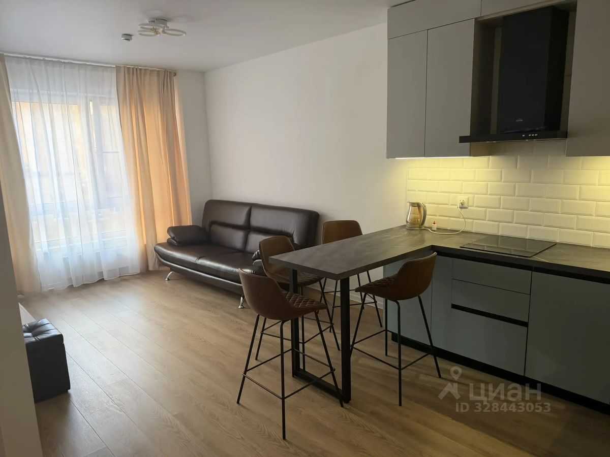 1-комнатная квартира, 35,4 м²