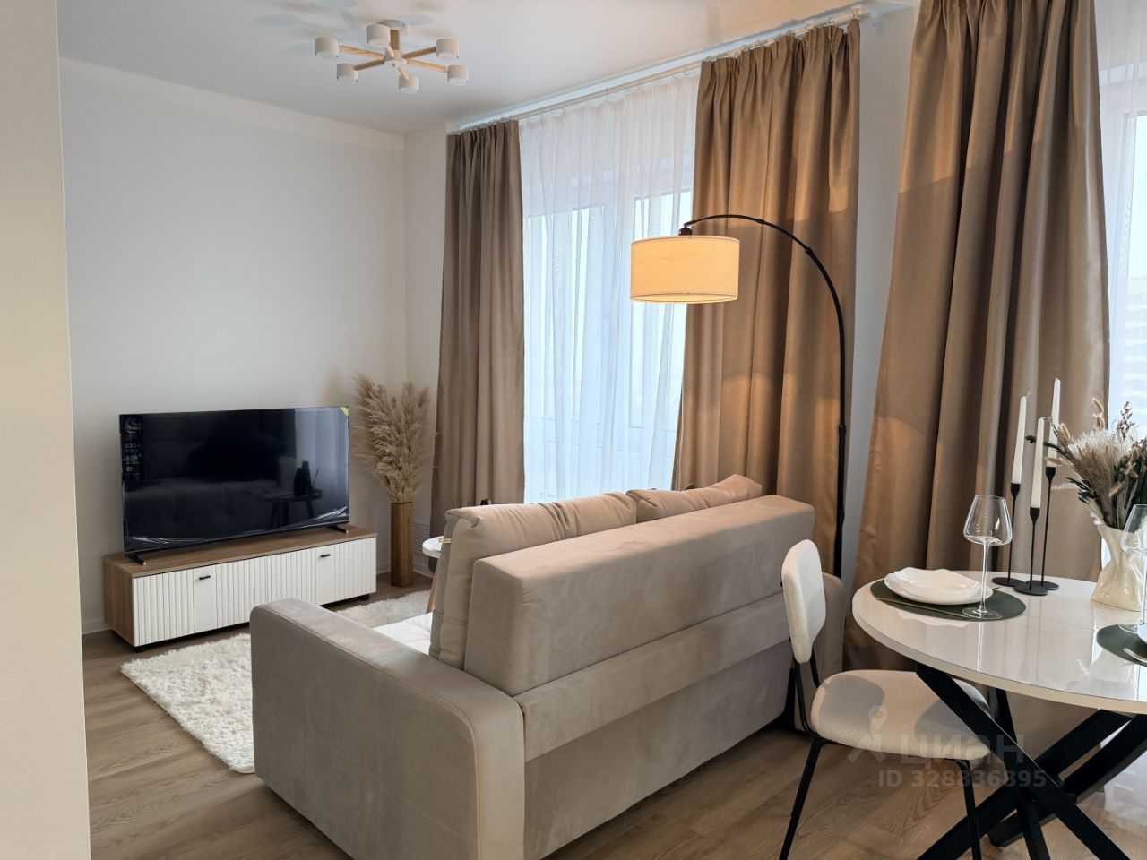 1-комнатная квартира, 33,7 м² — фотография 2