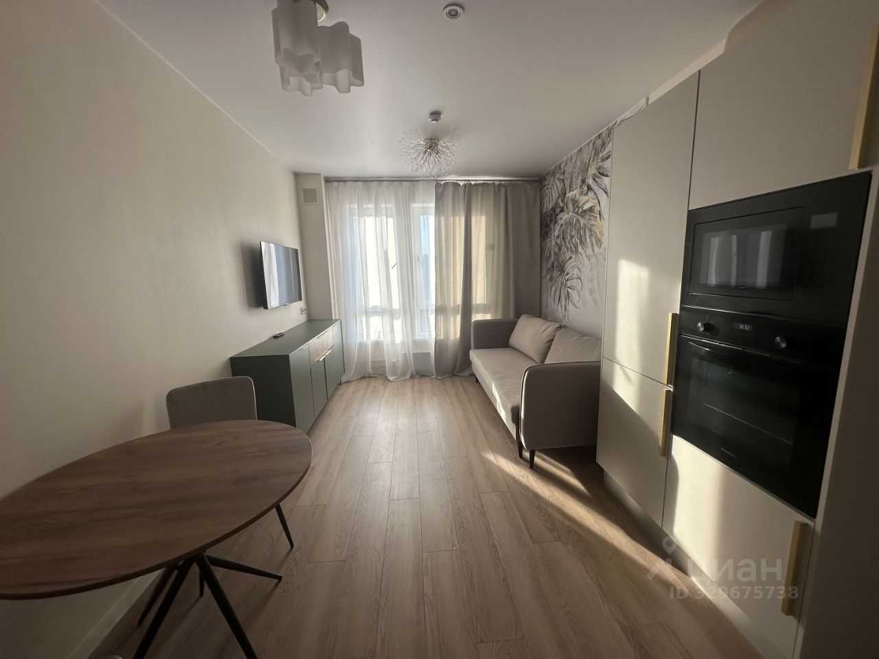 1-комнатная квартира, 33,9 м²