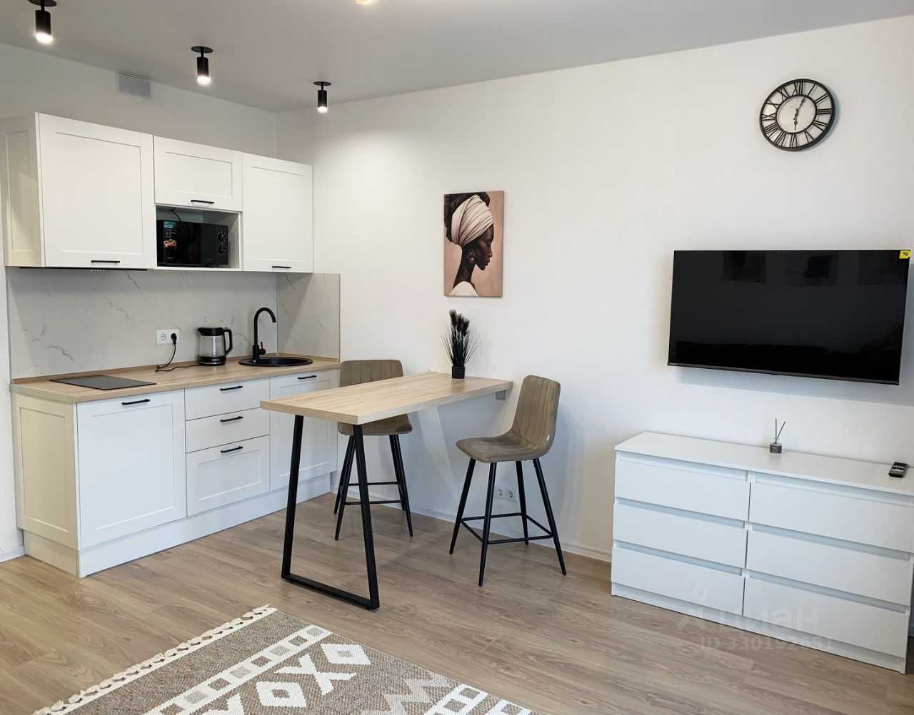 1-комнатная квартира, 23,5 м²