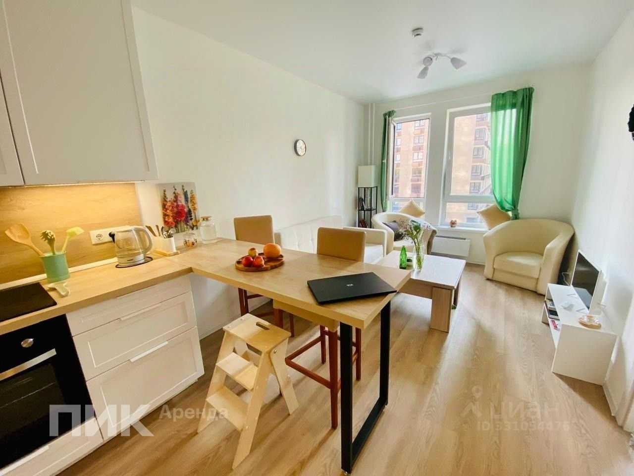 1-комнатная квартира, 34 м²