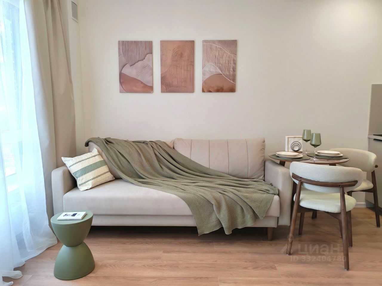 1-комнатная квартира, 25 м²