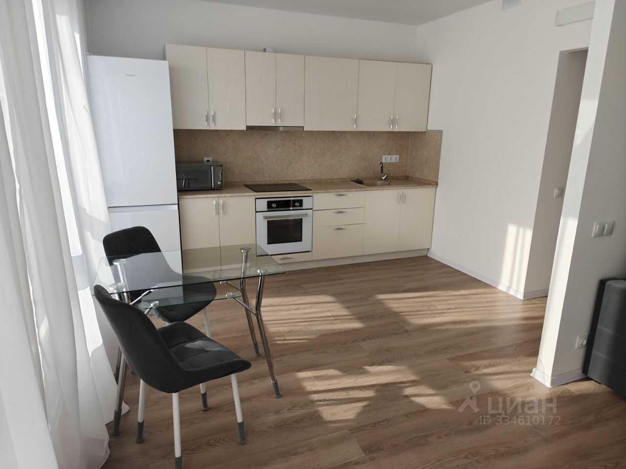 1-комнатная квартира, 33,6 м²