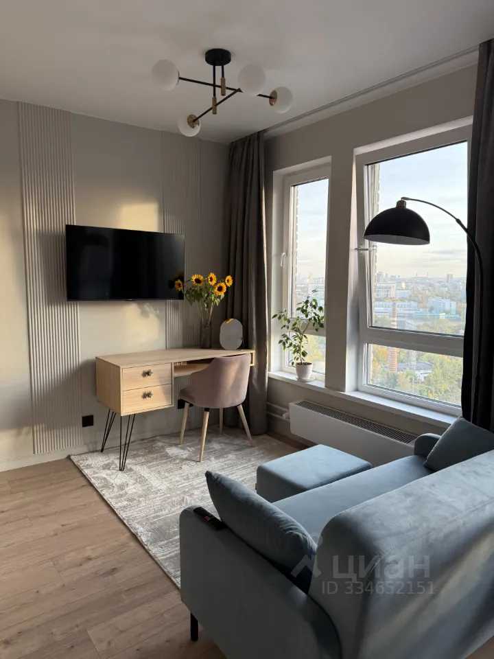 1-комнатная квартира, 34 м² — фотография 2