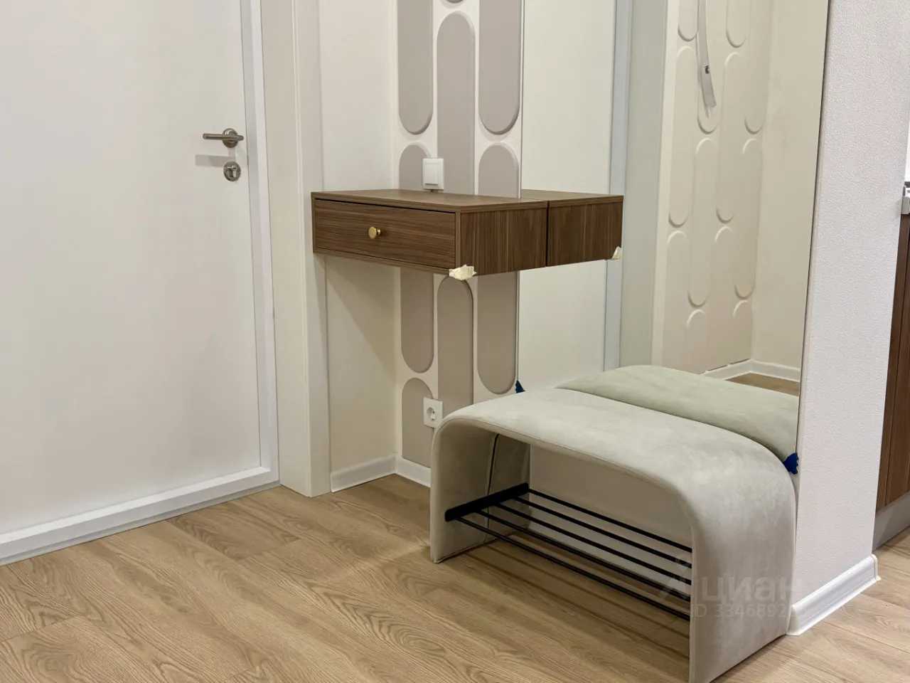 1-комнатная квартира, 33,7 м²