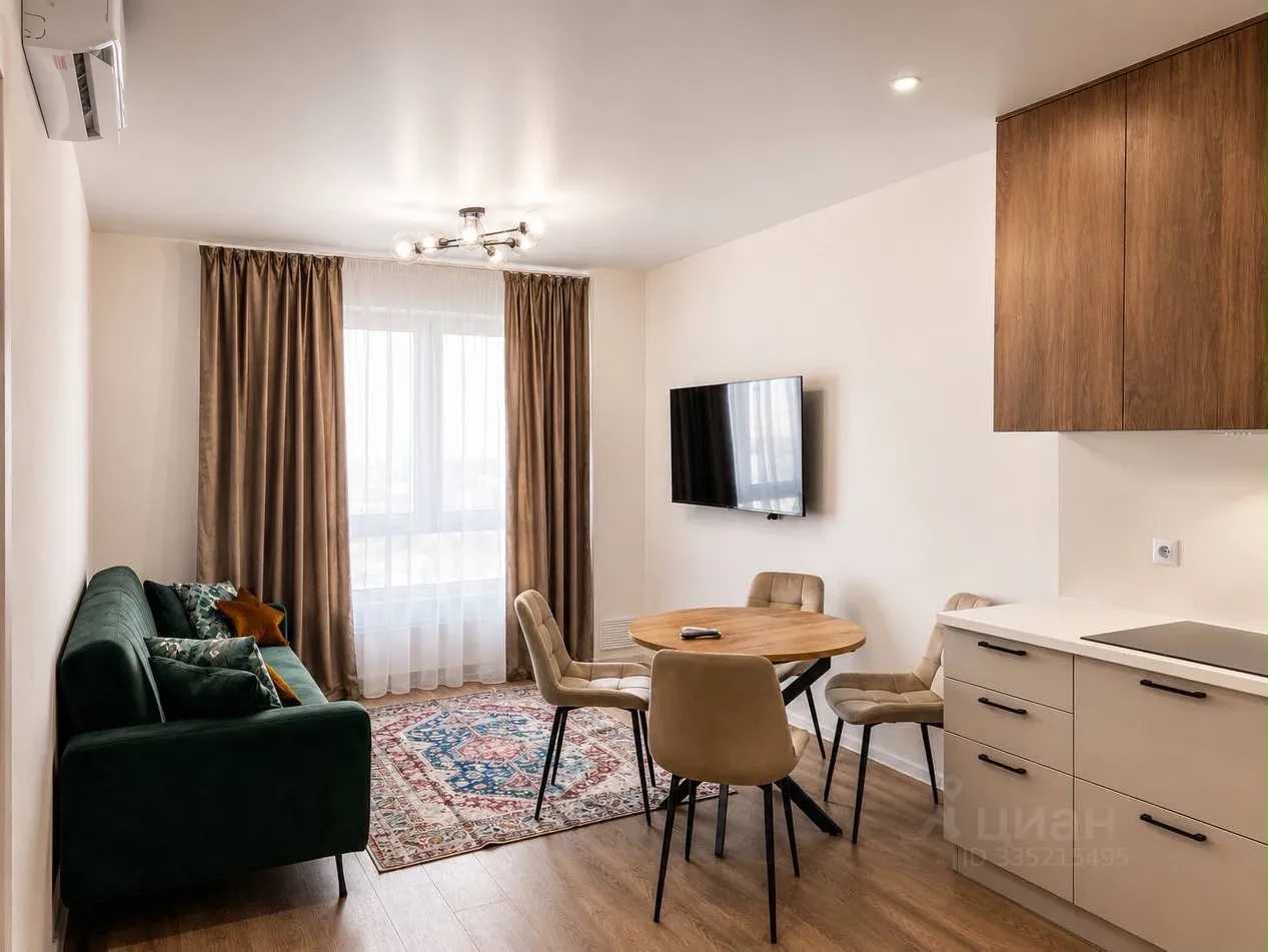 1-комнатная квартира, 41,8 м²