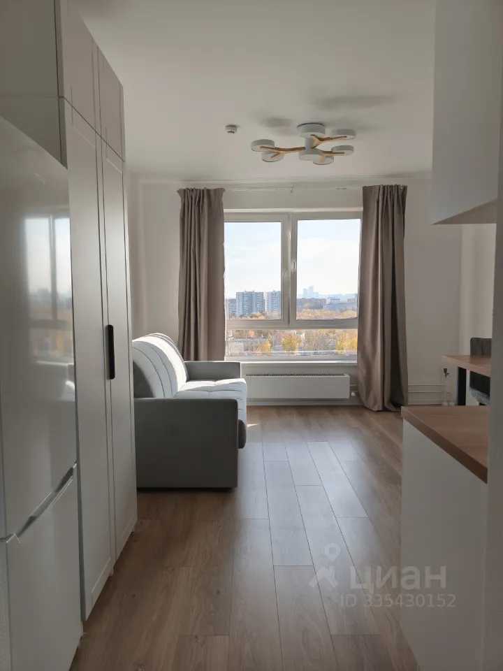 1-комнатная квартира, 21,4 м²