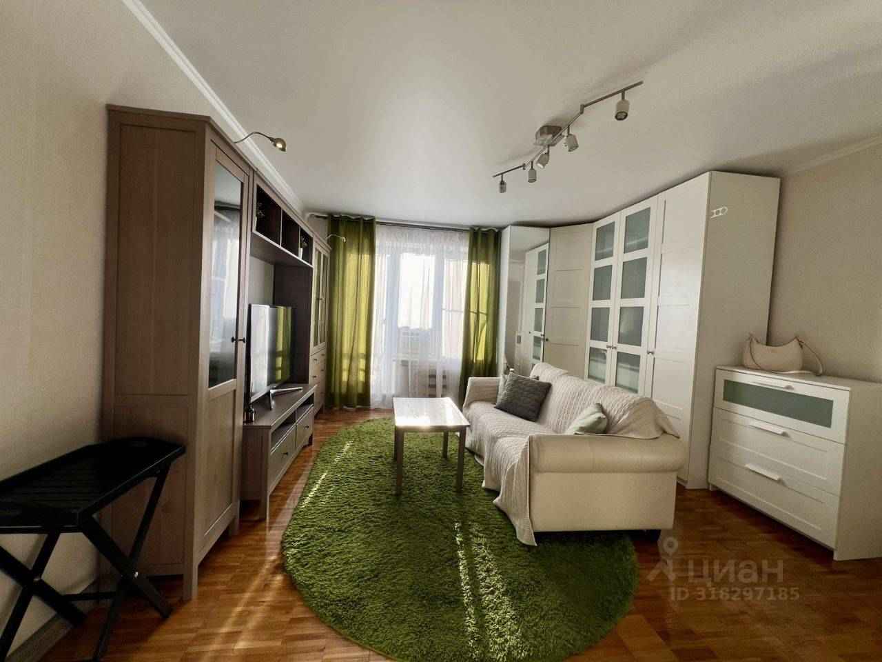 1-комнатная квартира, 37 м²