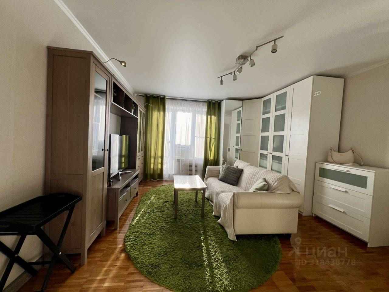 1-комнатная квартира, 35,7 м²