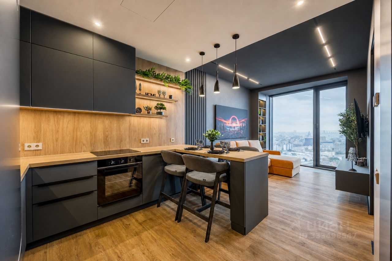 1-комнатная квартира, 42,8 м²