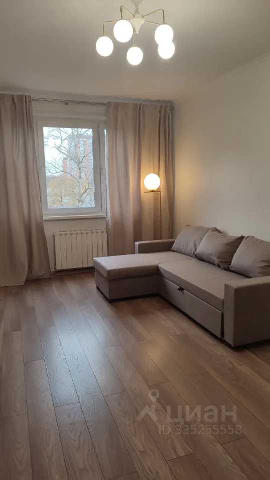 1-комнатная квартира, 35,6 м²
