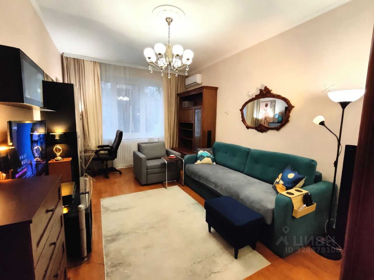 2-комнатная квартира, 55,4 м²