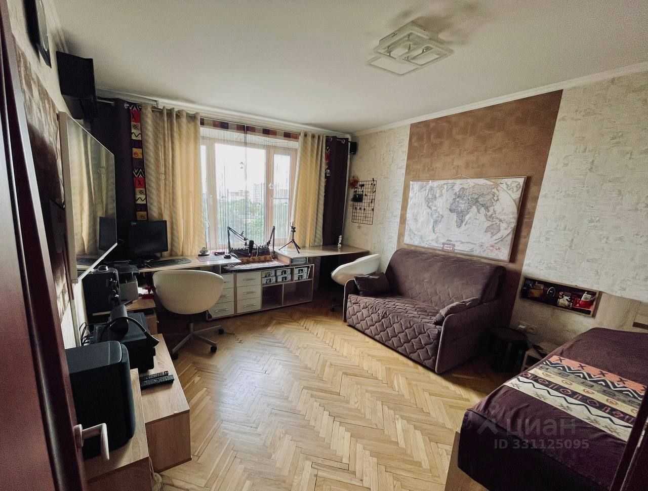 1-комнатная квартира, 35,3 м²