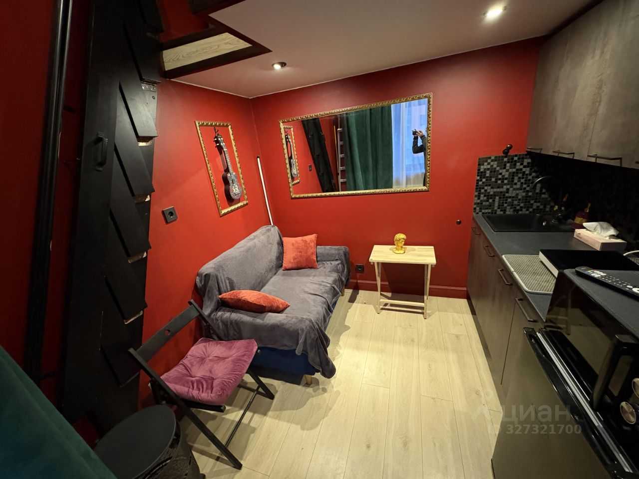 1-комнатная квартира, 21 м² — фотография 2
