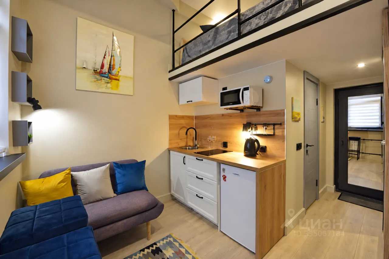 1-комнатная квартира, 18 м² — фотография 2