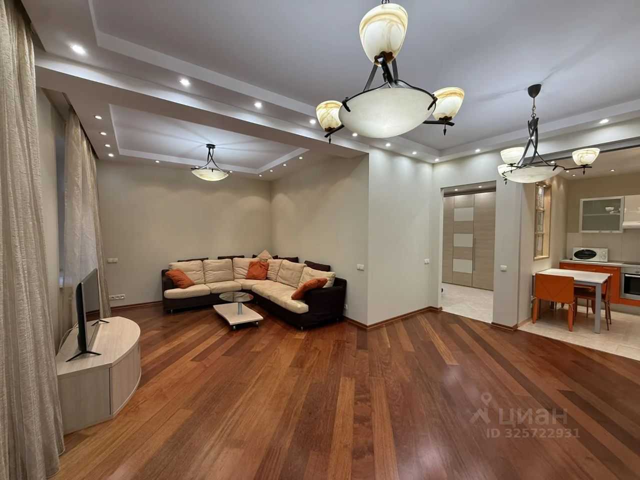 3-комнатная квартира, 119 м²