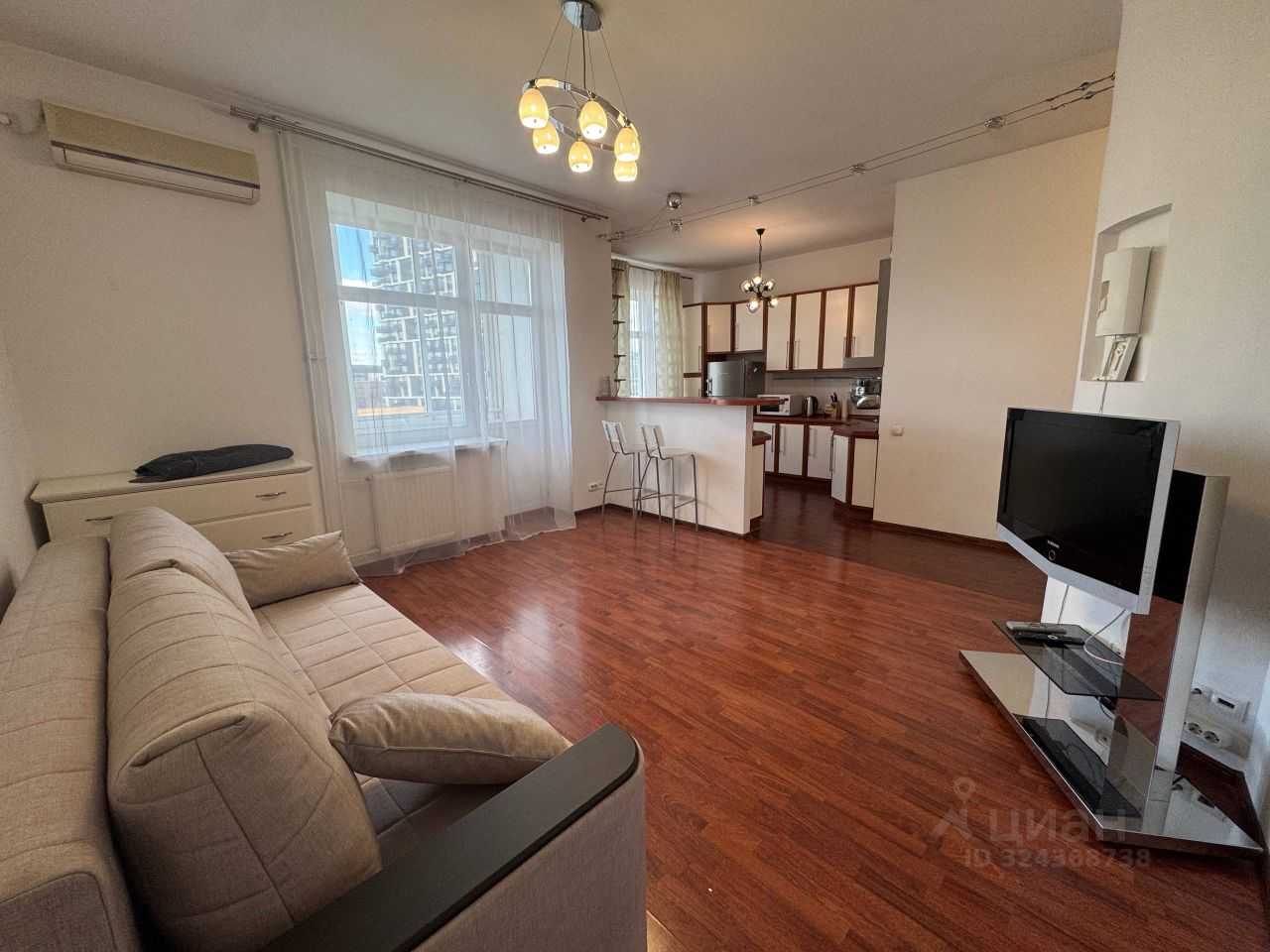 1-комнатная квартира, 41,5 м²