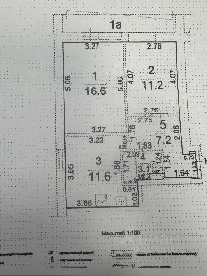 2-комнатная квартира, 49,7 м² — фотография 2