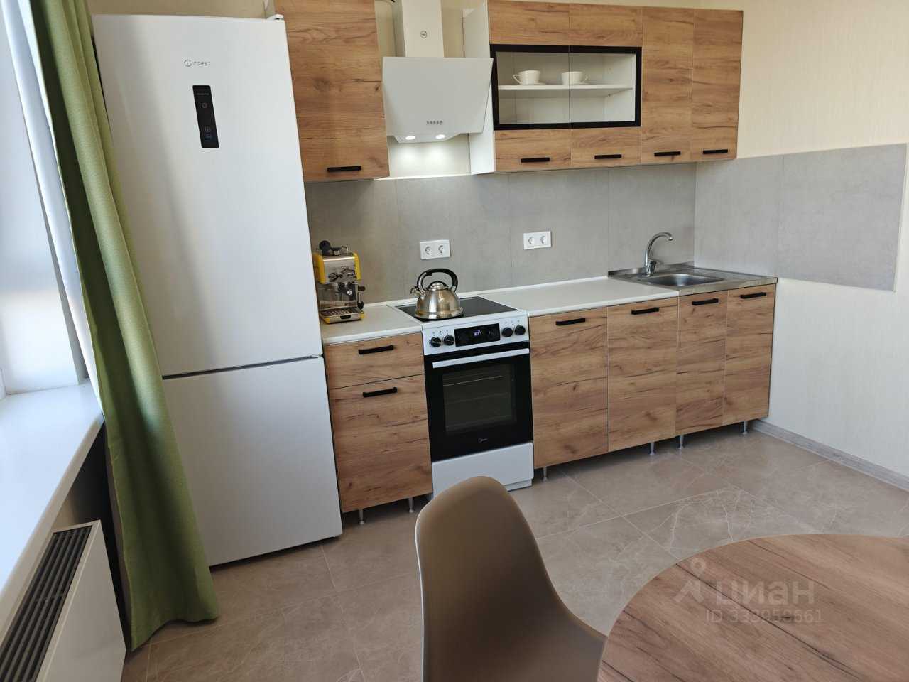1-комнатная квартира, 43,2 м²